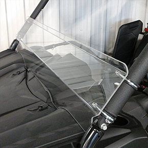 Half windshield