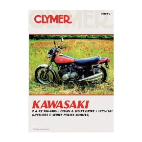 Clymer Manuel du Kawasaki Z and KZ 900-1000cc Chain and Shaft Drive 73-81