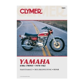 Clymer Manuel du Yamaha 650cc Twins 70-82