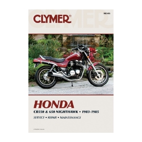 Clymer Manuel du Honda CB550 and CB650 Nighthawk 83-85