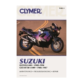 Clymer Manuel du Suzuki Katana 600, 88-96 and GSX-R750-1100 86-87