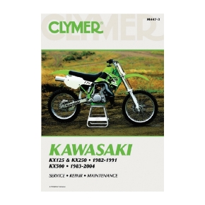 Clymer Manuel du Kawasaki KX125 and KX250, 82-91 and KX500, 83-04