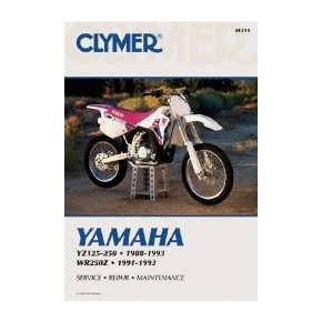 Clymer Manuel du Yamaha YZ125-250, 88-93 and WR250Z 91-93