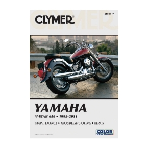 Clymer Manuel du Yamaha V-Star 650 Manual 98-11