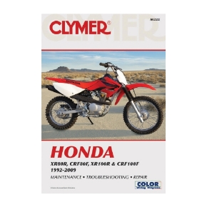 Clymer Manuel du Honda XR80R, CRF80F, XR100R & CRF100F 92-09