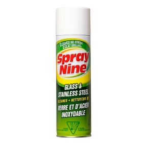 SprayNine Nettoyant pour vitres et acier inoxydable