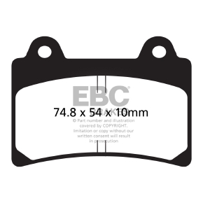 EBC Plaquette de frein V-Pad