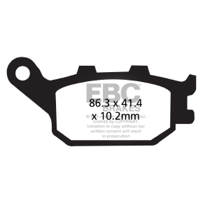 EBC Plaquette de frein V-Pad